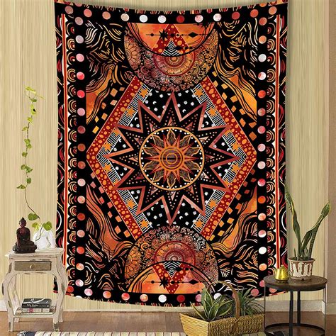 ADDWel Blacklight Tree of Life Tapestry, Fantastic FLowers Tapestry Glow In The Dark, UV Reactive Black Light Tapestries Posters Wall Hanging for Backdrop Bedroom Dorm Living Room Decor with 3Hooks and 2Tapes (30" x 40", Tree of Life) 613. . Wall tapestry amazon